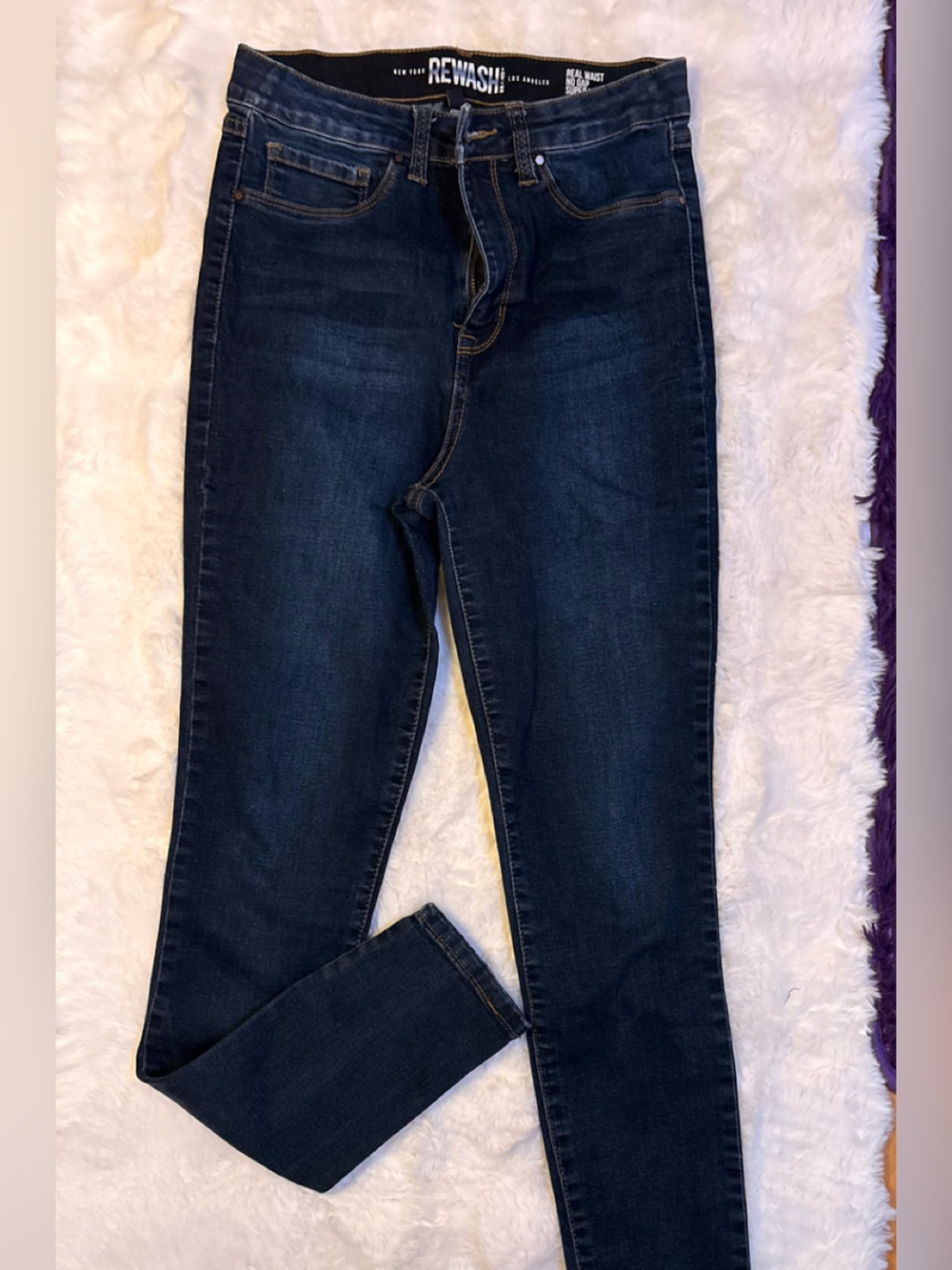 Rewash Dark Blue Skinny Jeans